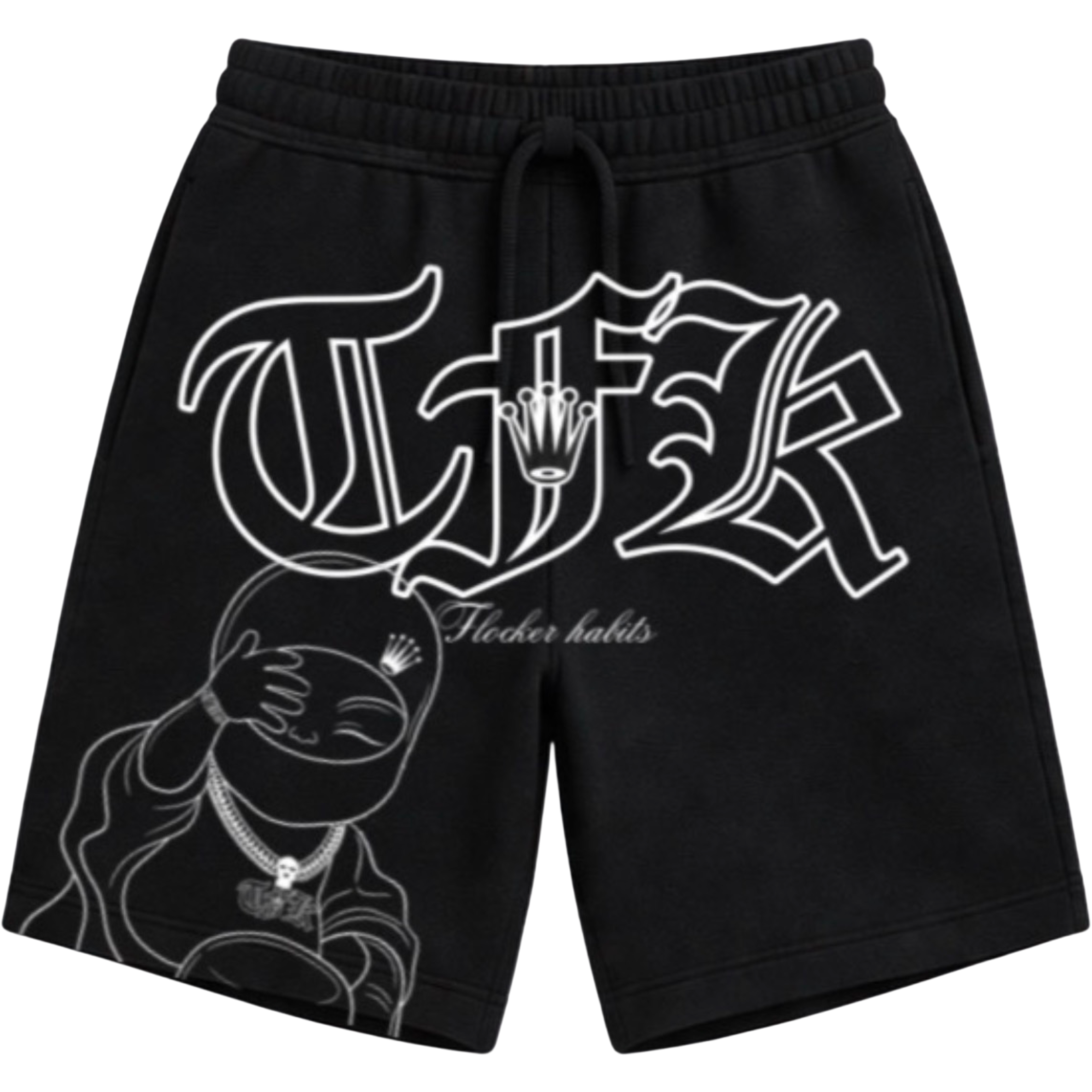 Blk-Buddha shorts