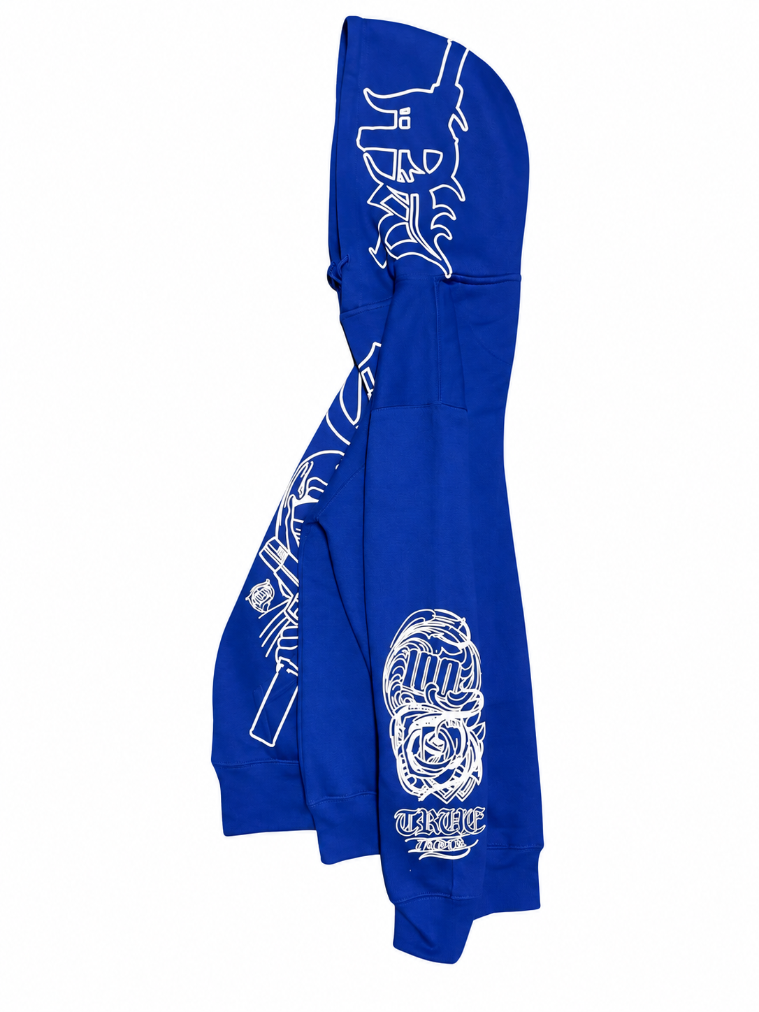 Blue-Flocker hoodie