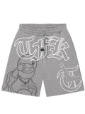 Grey-Buddha Flocker crew neck