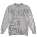 Grey-Buddha Flocker crew neck