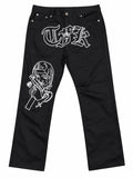 Blk-Rosary jeans