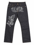 Charcoal-Flocker Jeans