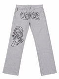 Grey-Rosary jeans