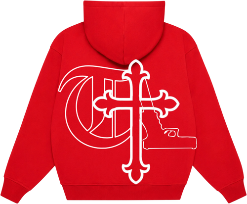 Red-Rosary Hoodie