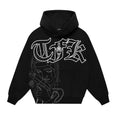 Blk-Rosary Hoodie